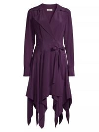 Shop Jason Wu Silk Handkerchief Hem Shirtdress at Saks Fifth Avenue